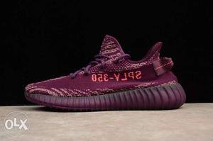 Purple Adidas Yeezy Boost 350 V2 Shoe