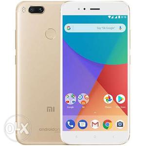 Seal pack mi a1 gold colour is available For more