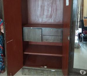 Two 2-door used wardrobes with mirrors for sale Mumbai