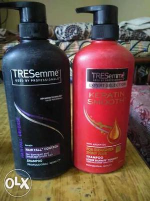 Two TRESemme Shampoo Bottles