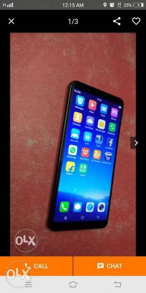 Vivo v7 plus black color Mobil and fast charger