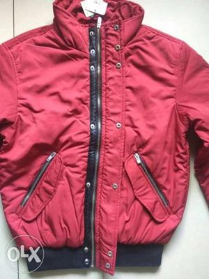 Zara Man Red Bomber Jacket Size: L Purchased it