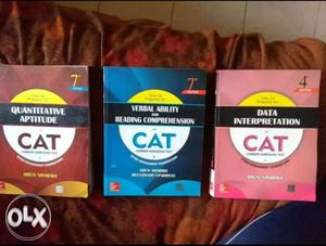 3 BOOKS FOR CAT (ARUN SHARMA) in good condition