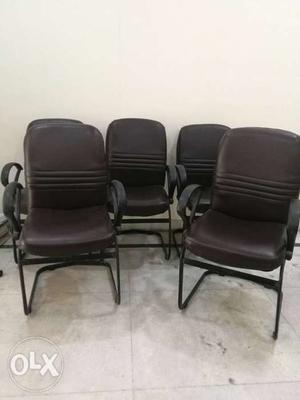 5 office chair set in good condition