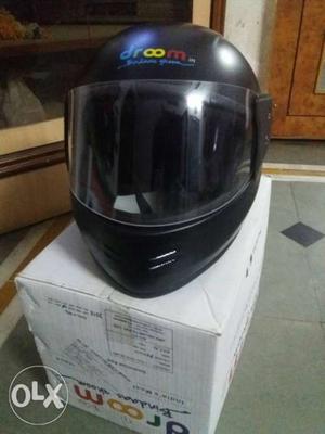 Black Droom Full-face Helmet With Box