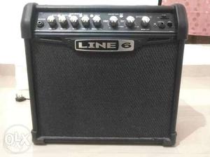 Black Line 6 Guitar Amplifier