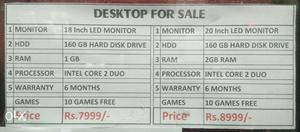 Desktop For Sell