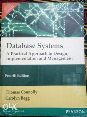 I want to sell this book.Database systems(A