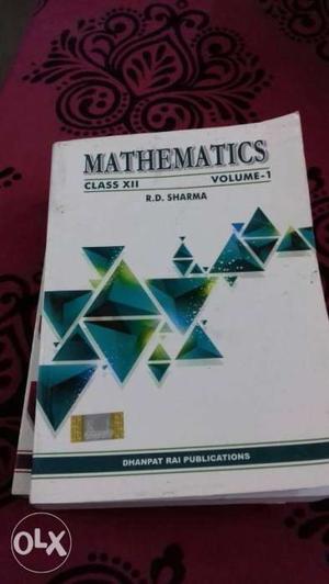 Mathematics Book XII std R.D Sharma