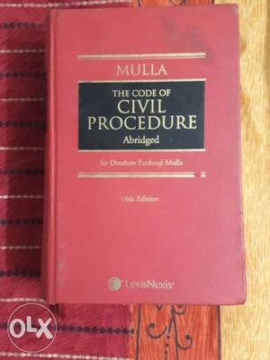 Mulla Code of Civil Procedure