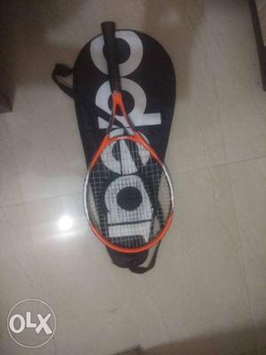 Orange And Black Odear Lawn Tennis Racket With Case