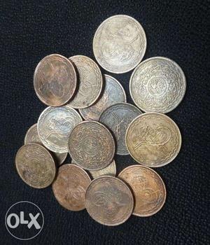 Princely state of Gwalior & Hyderabad coins