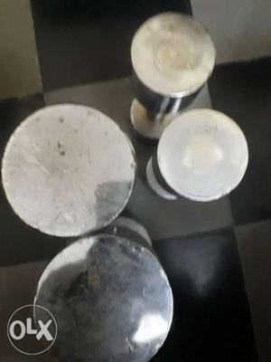 Round White Ceramic Plate And Bowl