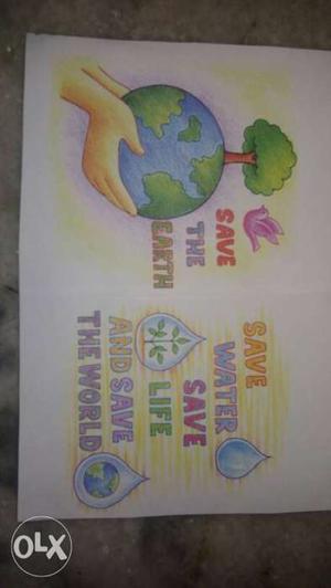 Save Earth Drawing