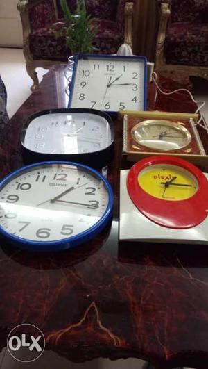 WALL CLOCKS. All in working condition. Price 150 per watch.