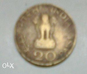  time tere old browj coin 20p