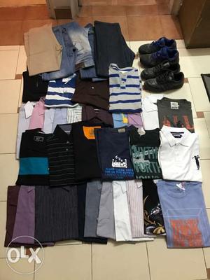 34 pieces of Premium clothing and 2 pair shoes