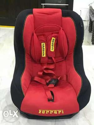 Baby car seat ferrari brand.