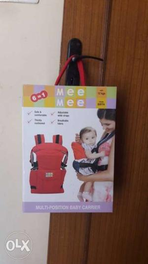 Baby's Red Mee Mee Carrier Box packed