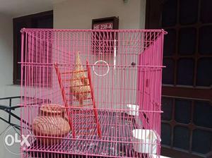 Brand New Imported Metal Bird Cage With Plastic