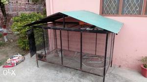 Dog or Bird Cage heavy iron made 6 months