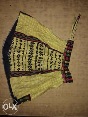 Mini skirt for girl baby made by hand only rs