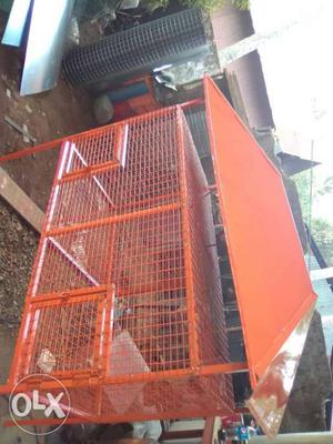 Orange Pet Cage