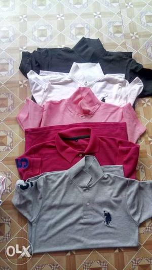 Polo type t-shirts for wholesale only minimum 50