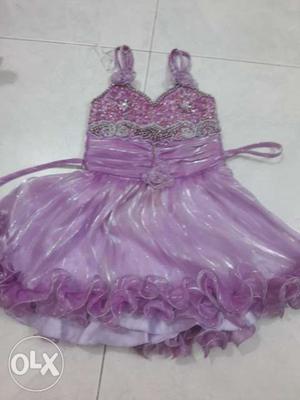 Purple Frock (worn only once) as good as new