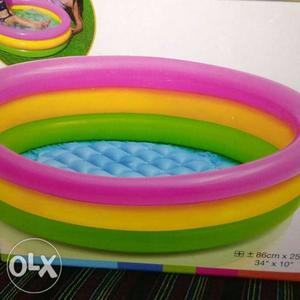 Round Multicolored Inflatable Pool New pack pc baby pool.