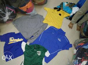 Sports track tshirt of export quality all in mix..