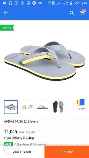 Adidas orginal slipper size 9