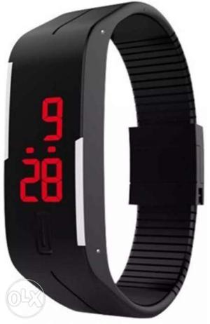 Black Led digital watch