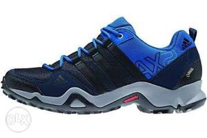 Blue And Black Adidas AX2 Running Shoe