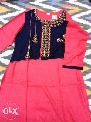 Brand New silk kurti. Size-XL. Brand new never