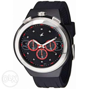 Fastrack Black dial Chronograph Watch