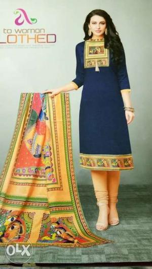 New Designer Dress with silk duppatta