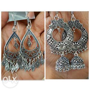 Oxidised Silver Earings Pick any for Rs. 350