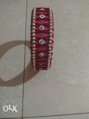 Pink And Red Bracelet