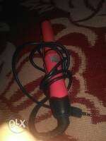 Red And Black Hair Curling Iron