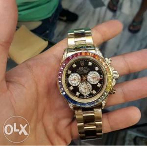 Rolex swiss made eta watch with box and