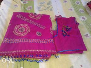 Sari with blouse...