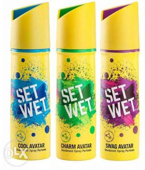 Set Wet Deodorant- Combo of 3