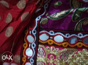 The Gujarati ghagra with blouse (for small girls