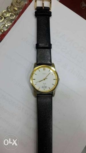 Timex Leather Belt Watch (arjant sel)
