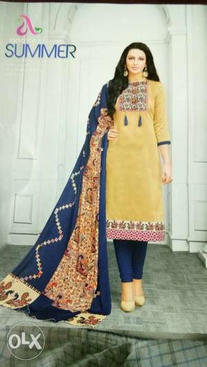 Women's Yellow And Black Floral Traditional Dress