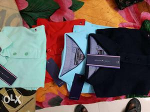 4 numbers tommy hilfiger polo t shirt for ..L