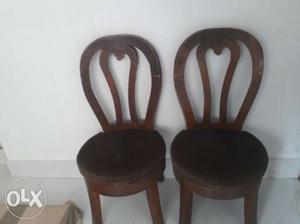 4 teak wood chair. urgent sell.
