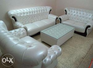 6 Months Old Luxury 7 Seater Sofa Set with Centre Table