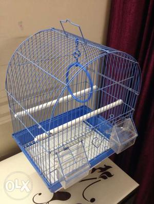 A very beautiful cage for 2 birds with separate space for